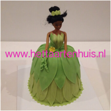 3D Prinses Tiana pop taart