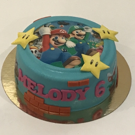 Super Mario taart MELODY