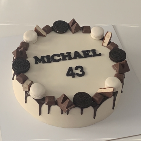 Chocolade drip taart MICHAEL