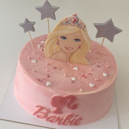 Barbie taart
