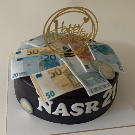 Geld taart NASR