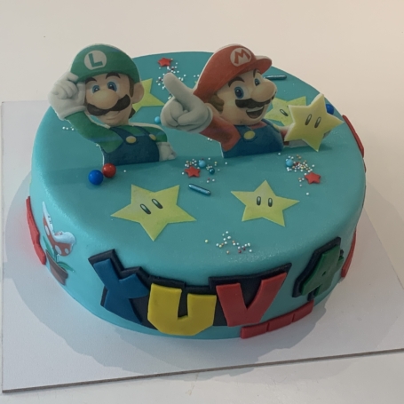 Mario en Luigi taart YUV