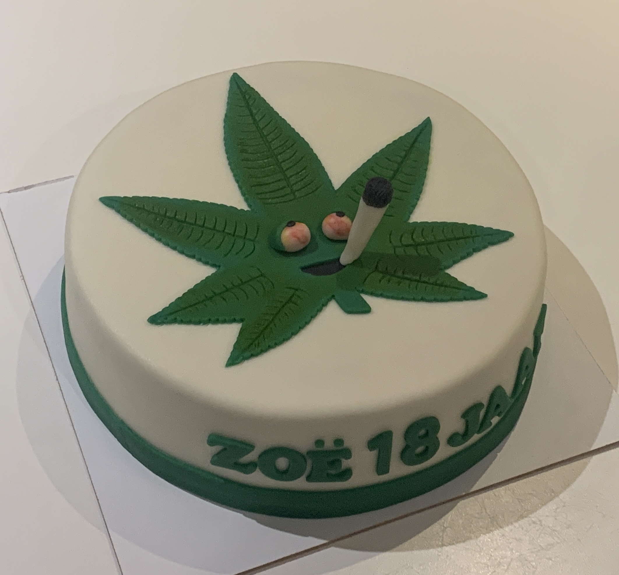 Cannabis Taart Zoe Het Taartenhuis