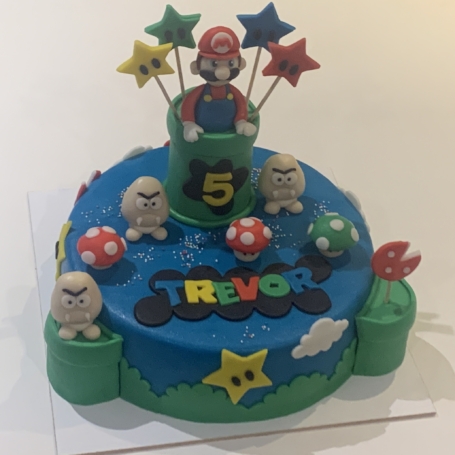 Super Mario taart TREVOR