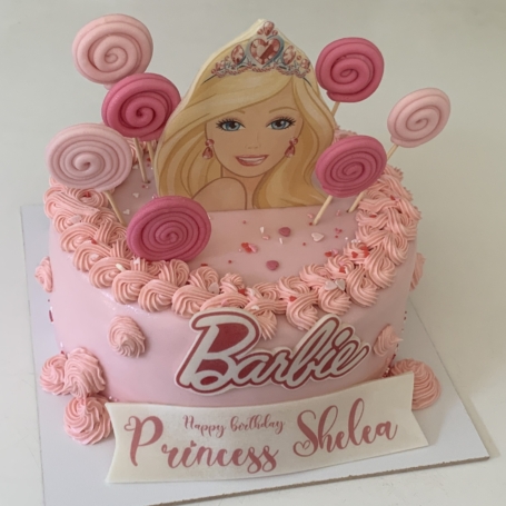 Barbie taart SHELEA