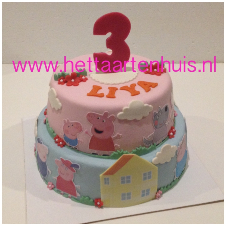Lagentaart Peppa Big LIYA Het Taartenhuis lagentaart-peppa-big-liya-het-taartenhuis