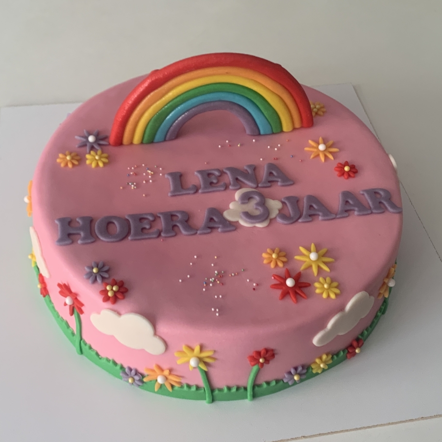 Regenboog Taart Lena Het Taartenhuis