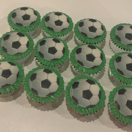 Cupcakes voetbal