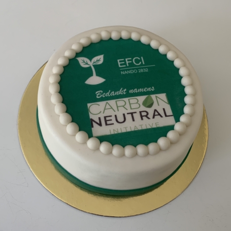 EFCI en CNI logo taart