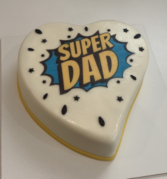 Vaderdag taart Super Dad Vaderdag taart 2025