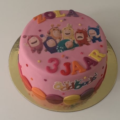 Oddbods taart ZOLA