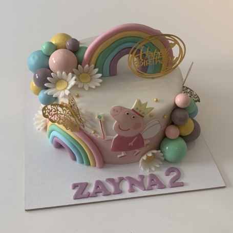 Peppa big taart ZAYNA