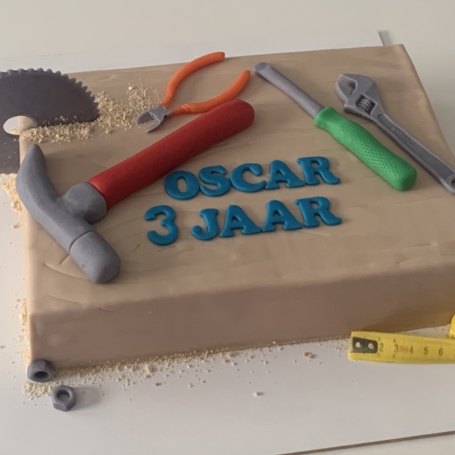 Gereedschap taart OSCAR