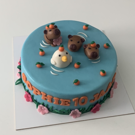 Capybara taart SOPHIE