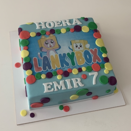 Lankybox taart