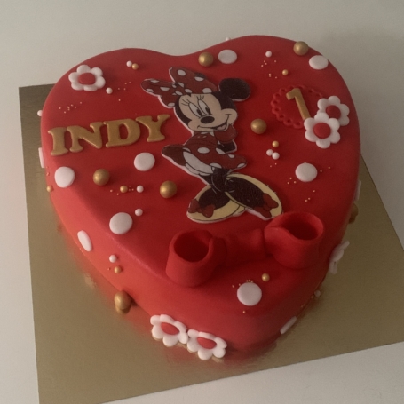 Minnie Mouse taart INDY