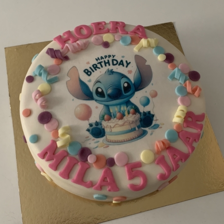 Stitch taart MILA