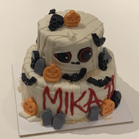 Lagentaart halloween mummie MIKA Lagentaart halloween mummie MIKA