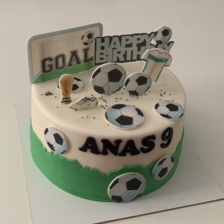 Voetbal taart ANAS
