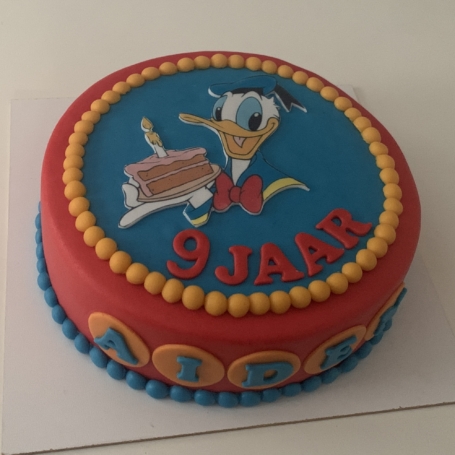 Donald Duck taart AIDEN