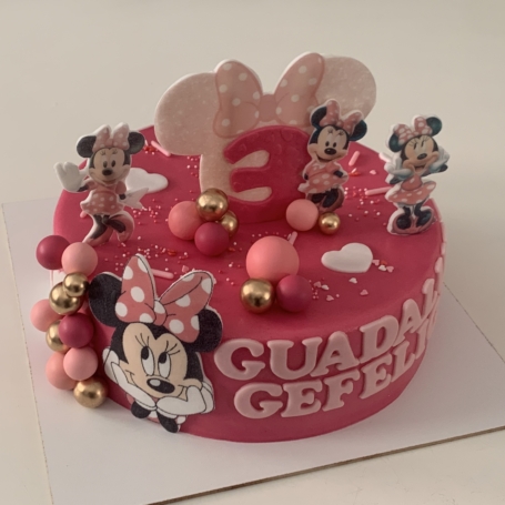 Minnie Mouse taart GUADALUPE
