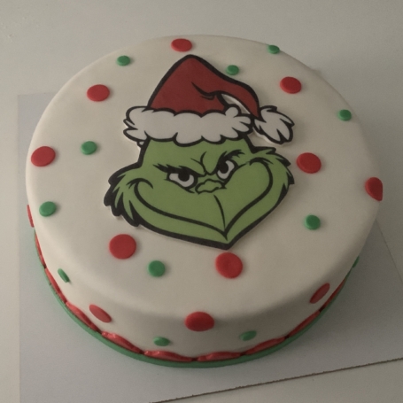 Grinch afbeelding taart