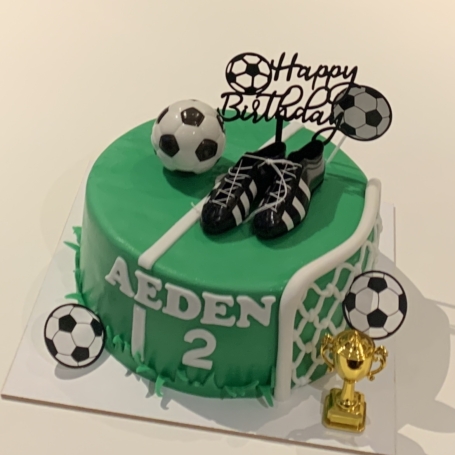 Voetbal taart AEDEN
