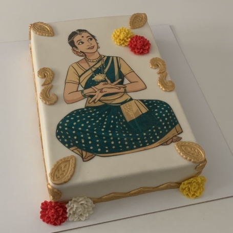 Indiase danseres taart
