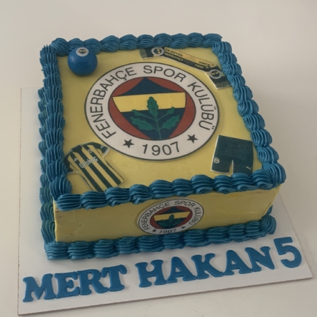 Fenerbahce logo taart MERT HAKAN