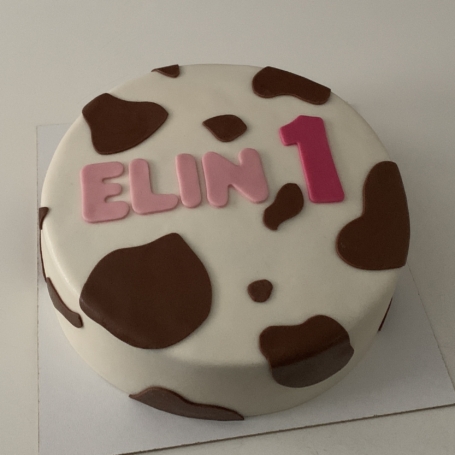 Koeien vlekken taart ELIN