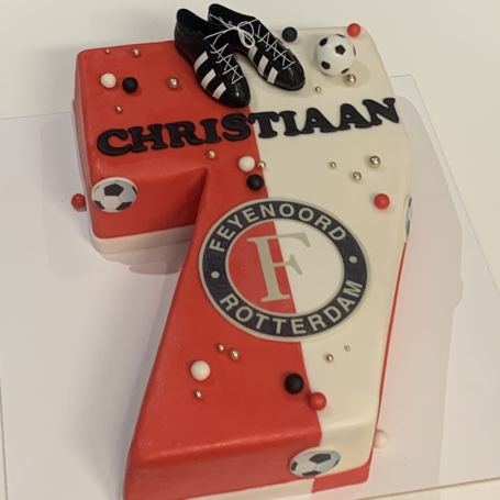 Cijfer taart Feyenoord