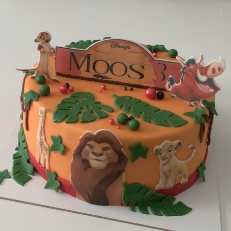 Lion King taart MOOS