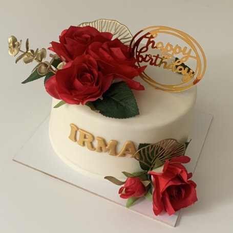 Rozen taart IRMA