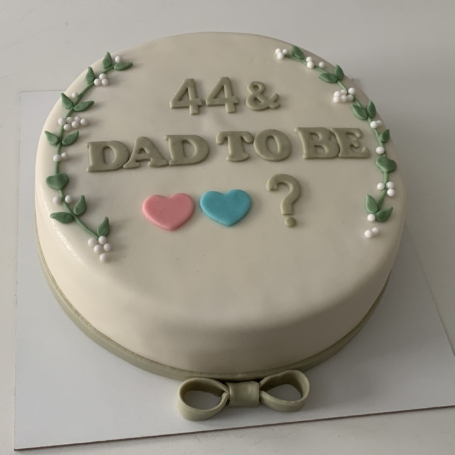 Gender taart DAD 44