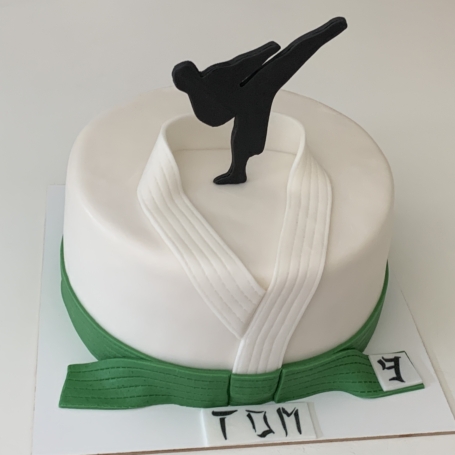 Karate taart TOM