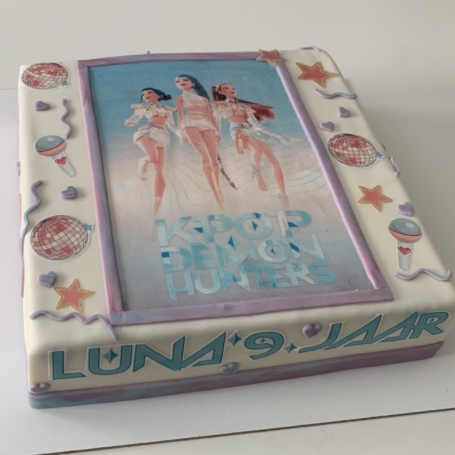 K-Pop Demon Hunters taart LUNA