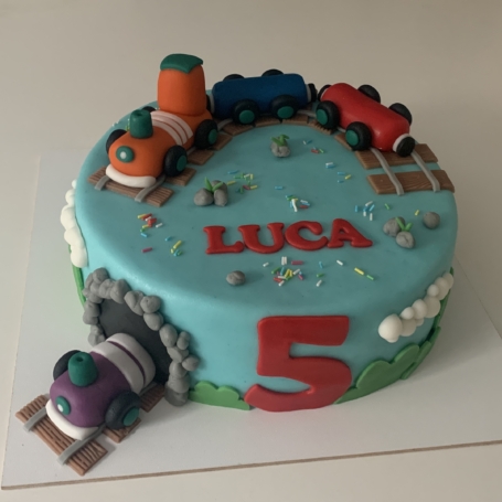 Trein taart LUCA