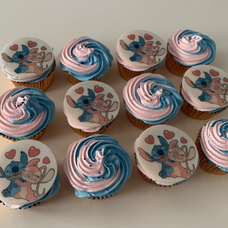 Cupcakes Stitch en Angel