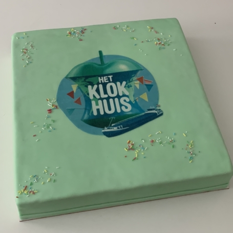 NTR Klokhuis logo taart